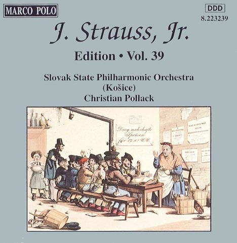 Johann Strauss II (1825-1899): Johann Strauss Edition Vol.39, CD