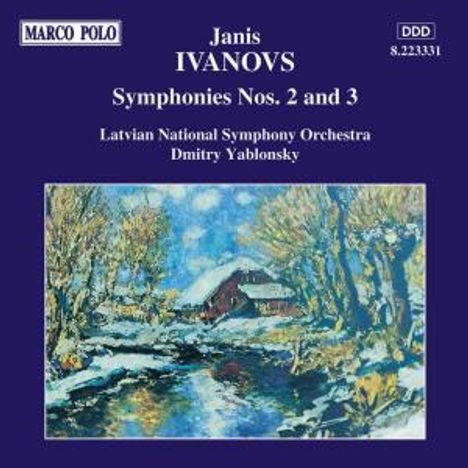 Janis Ivanovs (1906-1983): Symphonien Nr.2 &amp; 3, CD