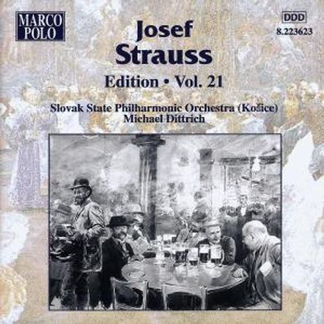 Josef Strauss (1827-1870): Joseph Strauss Edition Vol.21, CD