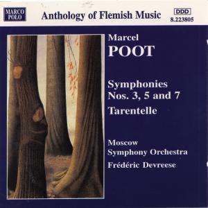 Marcel Poot (1901-1988): Symphonien Nr.3,5,7, CD