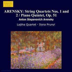 Anton Arensky (1861-1906): Streichquartette Nr.1 &amp; 2 (op.11 &amp; 35), CD