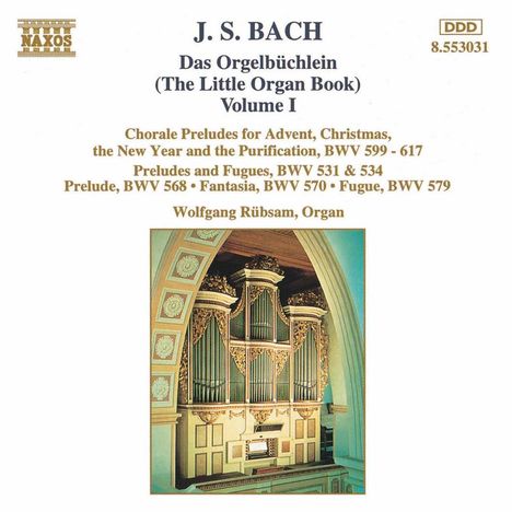 Johann Sebastian Bach (1685-1750): Choräle BWV 599-617, CD