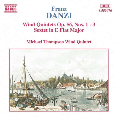 Franz Danzi (1763-1826): Bläserquintette op.56 Nr.1-3, CD