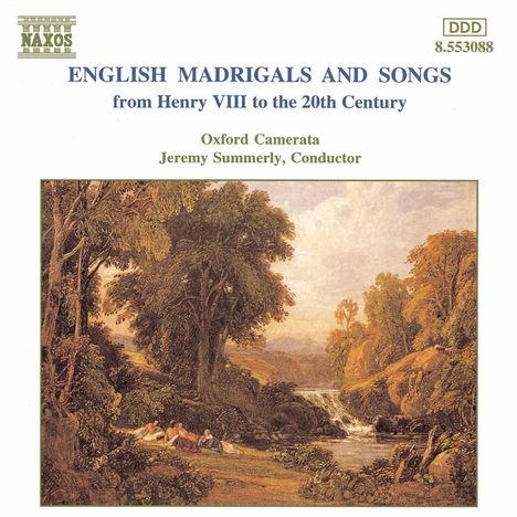 Oxford Camerata - English Madrigals &amp; Songs, CD