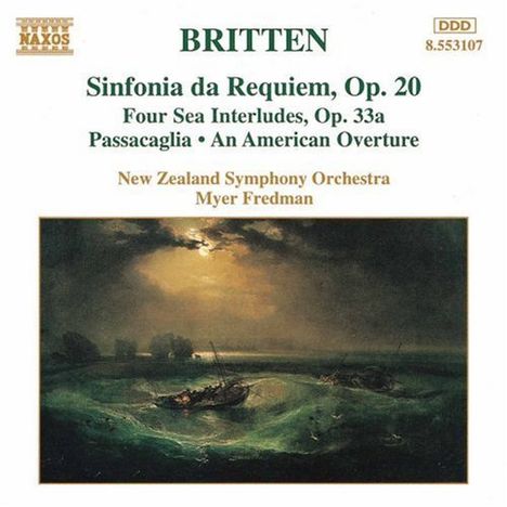 Benjamin Britten (1913-1976): Sinfonia da Requiem op.20, CD