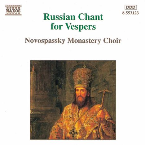 Russian Chant for Vespers, CD