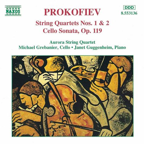 Serge Prokofieff (1891-1953): Streichquartette Nr.1 &amp; 2, CD