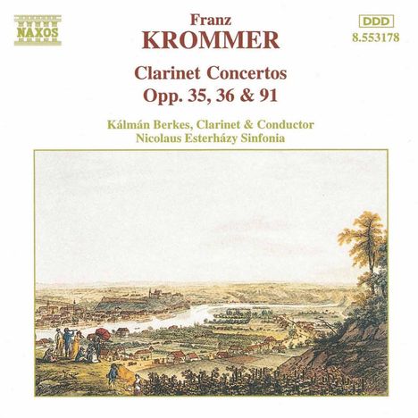 Franz Krommer (1759-1831): Konzerte f.2 Klarinetten op.35 &amp; op.91, CD