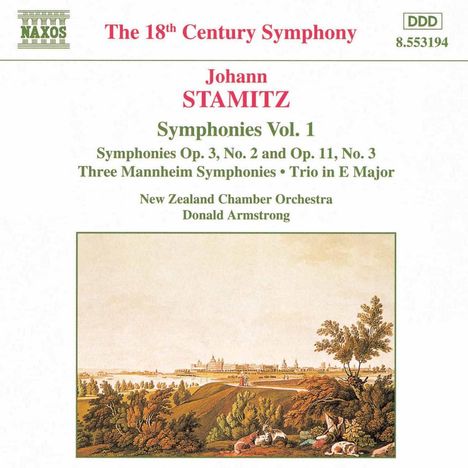 Johann Stamitz (1717-1757): Symphonien Vol.1, CD