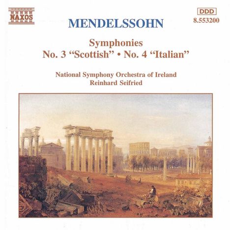 Felix Mendelssohn Bartholdy (1809-1847): Symphonien Nr.3 &amp; 4, CD