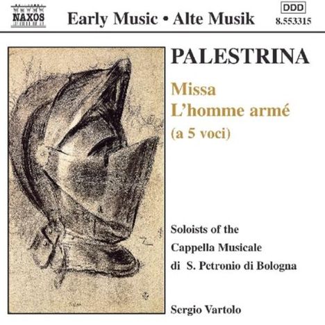 Giovanni Pierluigi da Palestrina (1525-1594): Missa "L'Homme Arme", CD