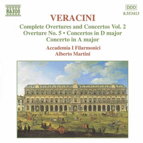 Francesco Maria Veracini (1690-1768): Sämtliche Ouvertüren &amp; Konzerte Vol.2, CD