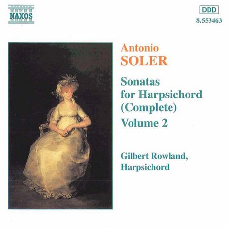 Antonio Soler (1729-1783): Sämtliche Cembalosonaten Vol.2, CD