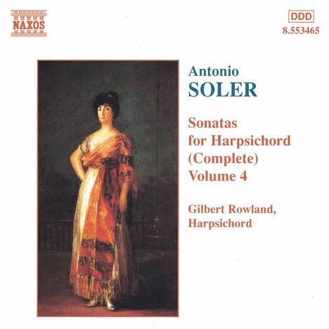 Antonio Soler (1729-1783): Sämtliche Cembalosonaten Vol.4, CD