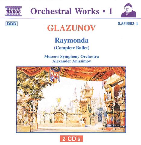 Alexander Glasunow (1865-1936): Raymonda op.57 (Ballettmusik), 2 CDs