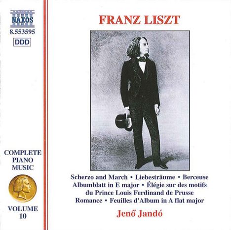 Franz Liszt (1811-1886): Klavierwerke Vol.10, CD