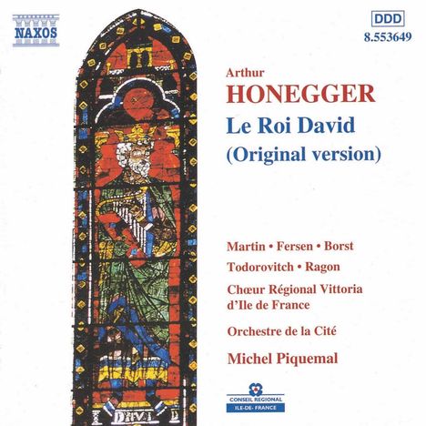 Arthur Honegger (1892-1955): Le Roi David, CD