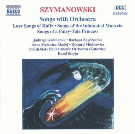 Karol Szymanowski (1882-1937): Orchesterlieder, CD