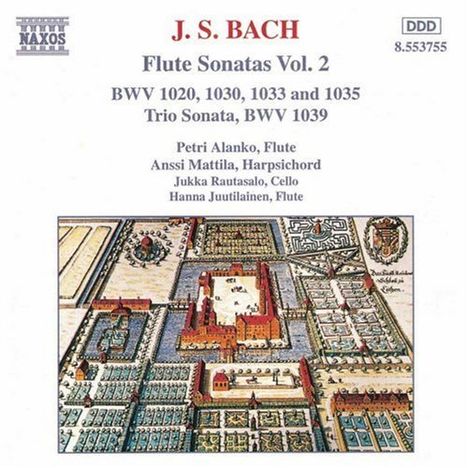 Johann Sebastian Bach (1685-1750): Sonaten &amp; Partita für Traversflöte Vol.2, CD