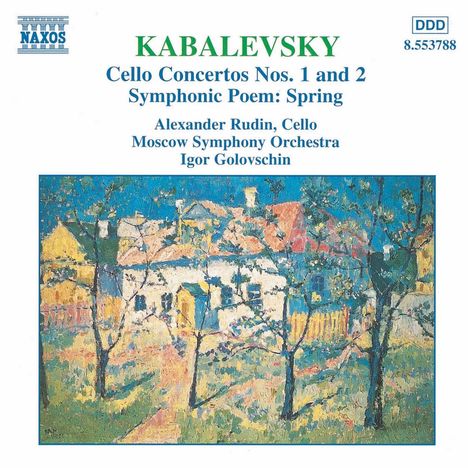 Dimitri Kabalewsky (1904-1987): Cellokonzerte Nr.1 &amp; 2, CD