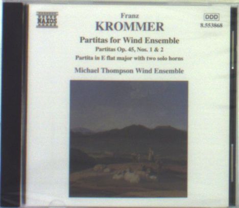 Franz Krommer (1759-1831): Partiten op.45 Nr.1 &amp; 2, CD