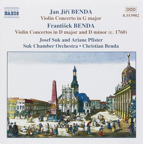 Frantisek Benda (1709-1786): Violinkonzerte D-Dur &amp; d-moll, CD