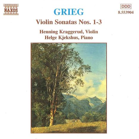 Edvard Grieg (1843-1907): Sonaten f.Violine &amp; Klavier Nr.1-3, CD