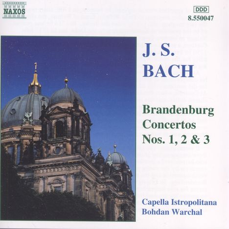 Johann Sebastian Bach (1685-1750): Brandenburgische Konzerte Nr.1-3, CD