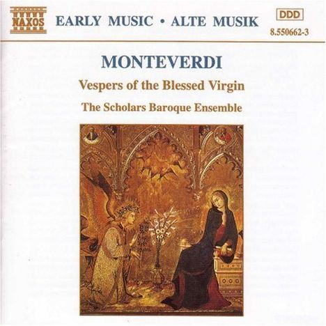 Claudio Monteverdi (1567-1643): Vespro della beata vergine, 2 CDs