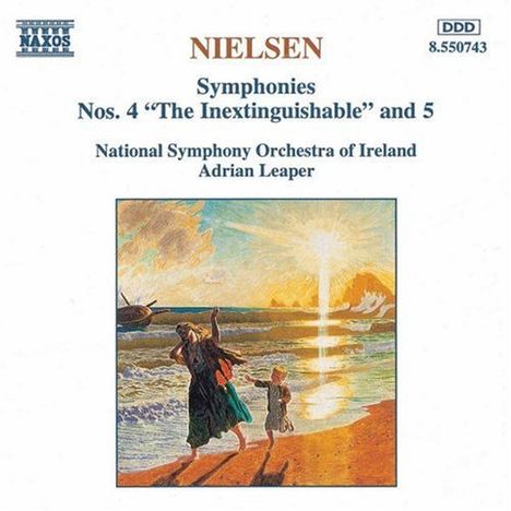 Carl Nielsen (1865-1931): Symphonien Nr.4 &amp; 5, 3 CDs