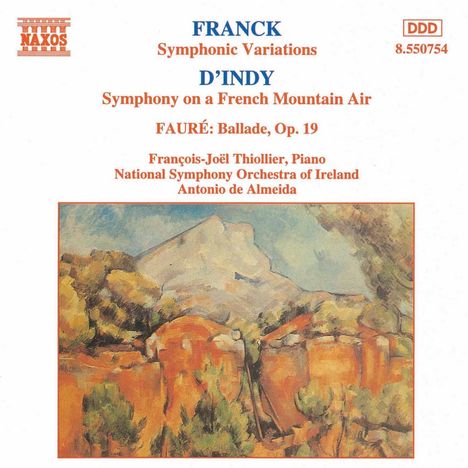 Vincent d'Indy (1851-1931): Symphonie sur un chant montagnard français für Klavier &amp; Orchester op.25, CD
