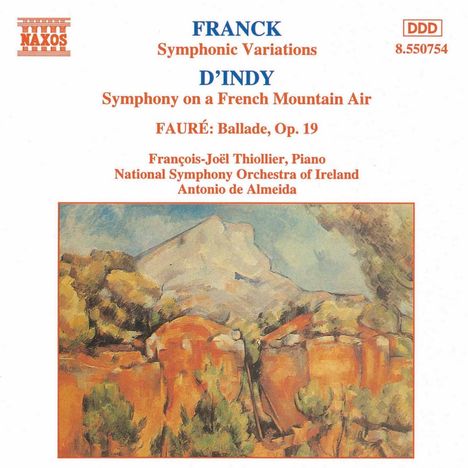 Vincent d'Indy (1851-1931): Symphonie sur un chant montagnard français für Klavier & Orchester op.25, CD