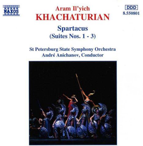 Aram Khachaturian (1903-1978): Spartacus-Suiten Nr.1-3, CD