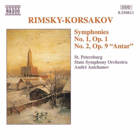 Nikolai Rimsky-Korssakoff (1844-1908): Symphonien Nr.1 &amp; 2, CD
