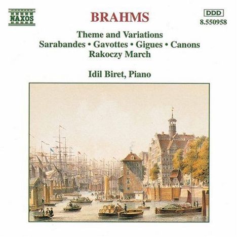 Johannes Brahms (1833-1897): Variationen d-moll, CD