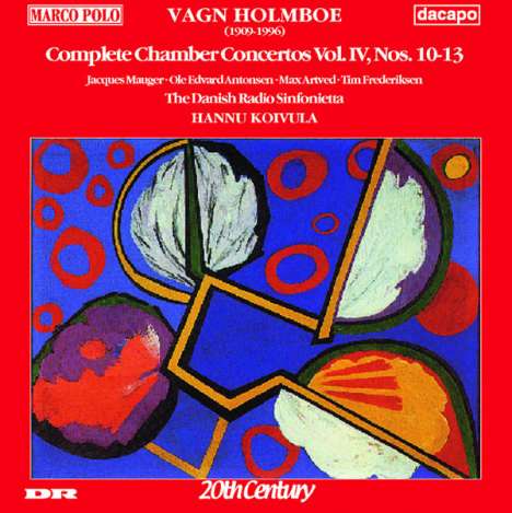 Vagn Holmboe (1909-1996): Sämtliche Kammerkonzerte Vol.4, CD