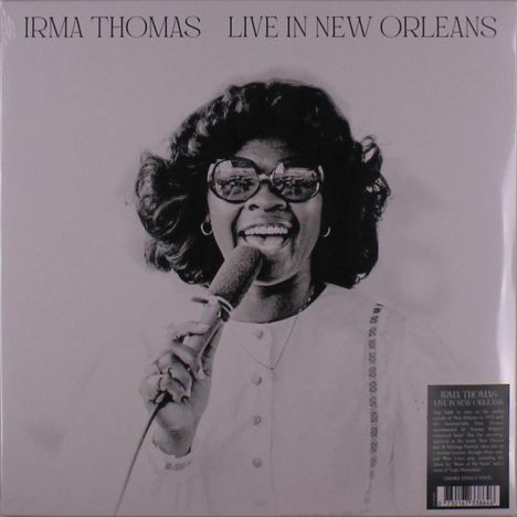 Irma Thomas: Live In New Orleans (Grey Smoke Effect Vinyl), LP