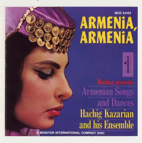 Hachig Kazarian: Armenia,Armenia, CD