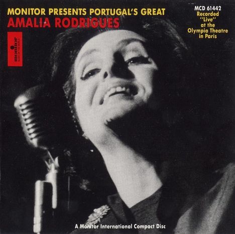 Amália Rodrigues: At The Olympia Theatre, CD