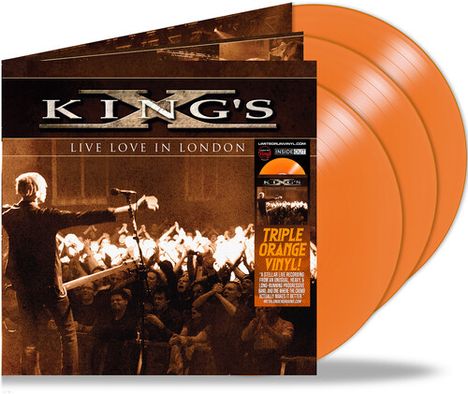 King's X: Live Love In London, 3 LPs