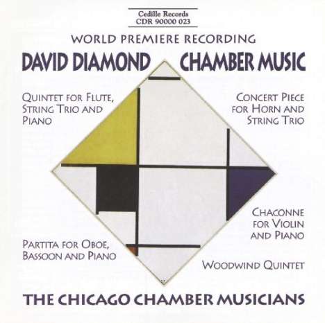 David Diamond (1915-2005): Bläserquintett, CD