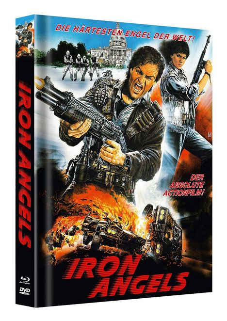 Iron Angels (Blu-ray &amp; DVD im Mediabook), 1 Blu-ray Disc und 1 DVD