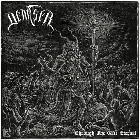 Demiser: Through The Gate Eternal (Hellfire Red Splattered Vinyl), LP