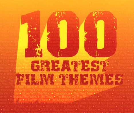 Filmmusik: 100 Greatest Film Themes, 6 CDs