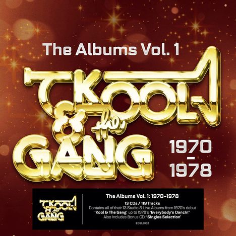 Kool &amp; The Gang: The Albums Vol. 1 (1970 - 1978), 13 CDs