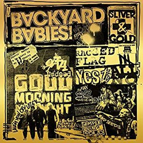 Backyard Babies: Silver &amp; Gold (+Bonus) (Limited-Edition) (White Vinyl), 1 LP und 1 CD