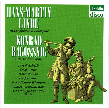 Hans-Martin Linde &amp; Konrad Ragossnig - Musik für Flöte &amp; Gitarre, CD