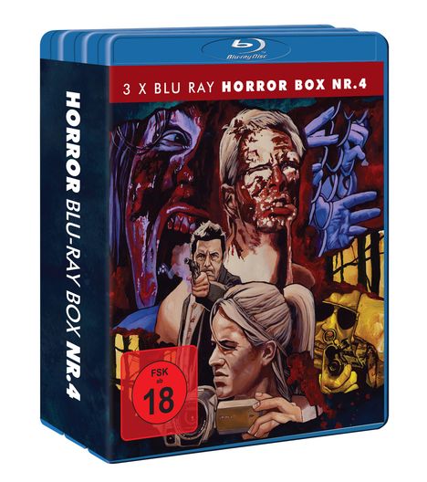 Horror Blu-ray Bundle NR. 4 (3 Blu-Rays), 3 Blu-ray Discs