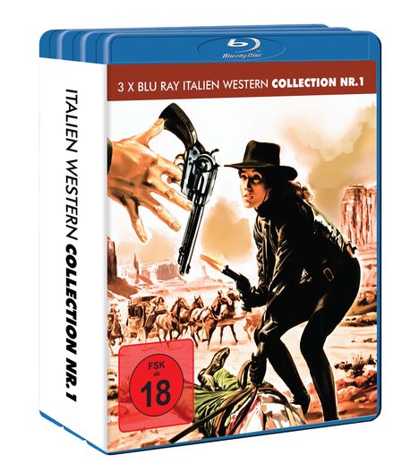 Italien Western Collection Bundle Nr. 1 (Blu-ray), 3 Blu-ray Discs