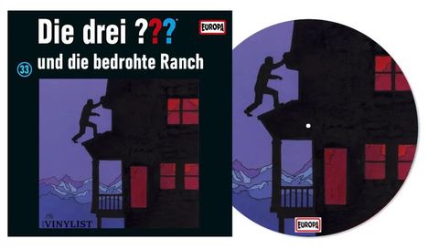 Die drei ???: Die drei ??? (Folge 33) und die bedrohte Ranch (Limited Edition) (Picture Disc), LP